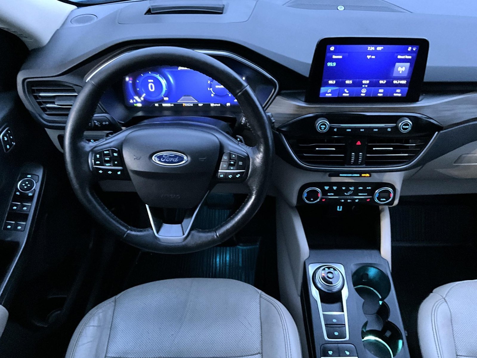 Used 2020 Blue Ford Titanium image 13