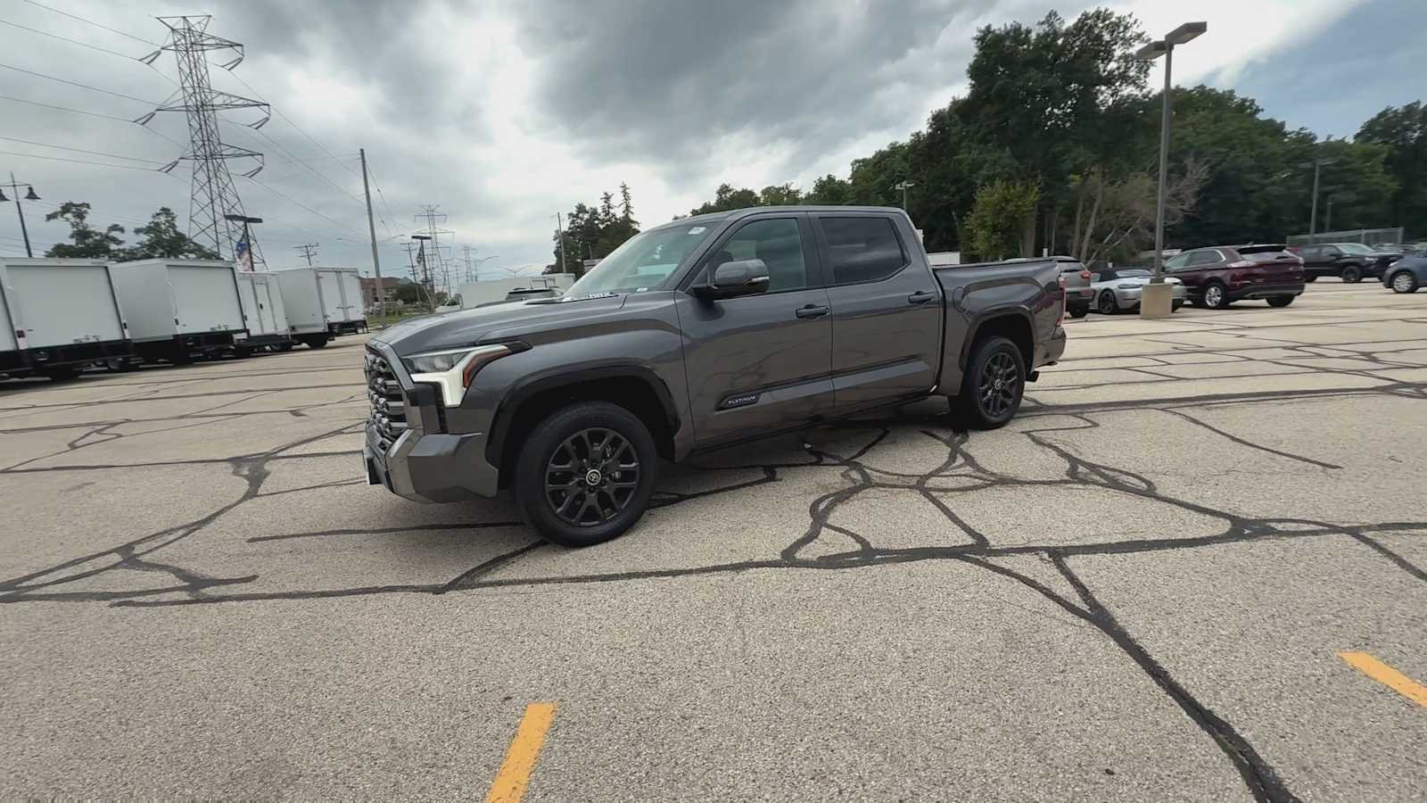 Used 2024 Gray Toyota Platinum 4WD image 4
