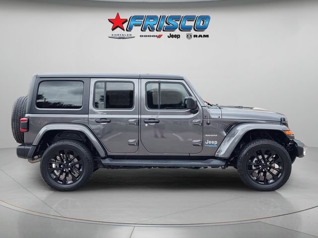 Used 2022 Gray Jeep Unlimited Sahara 4xe image 8