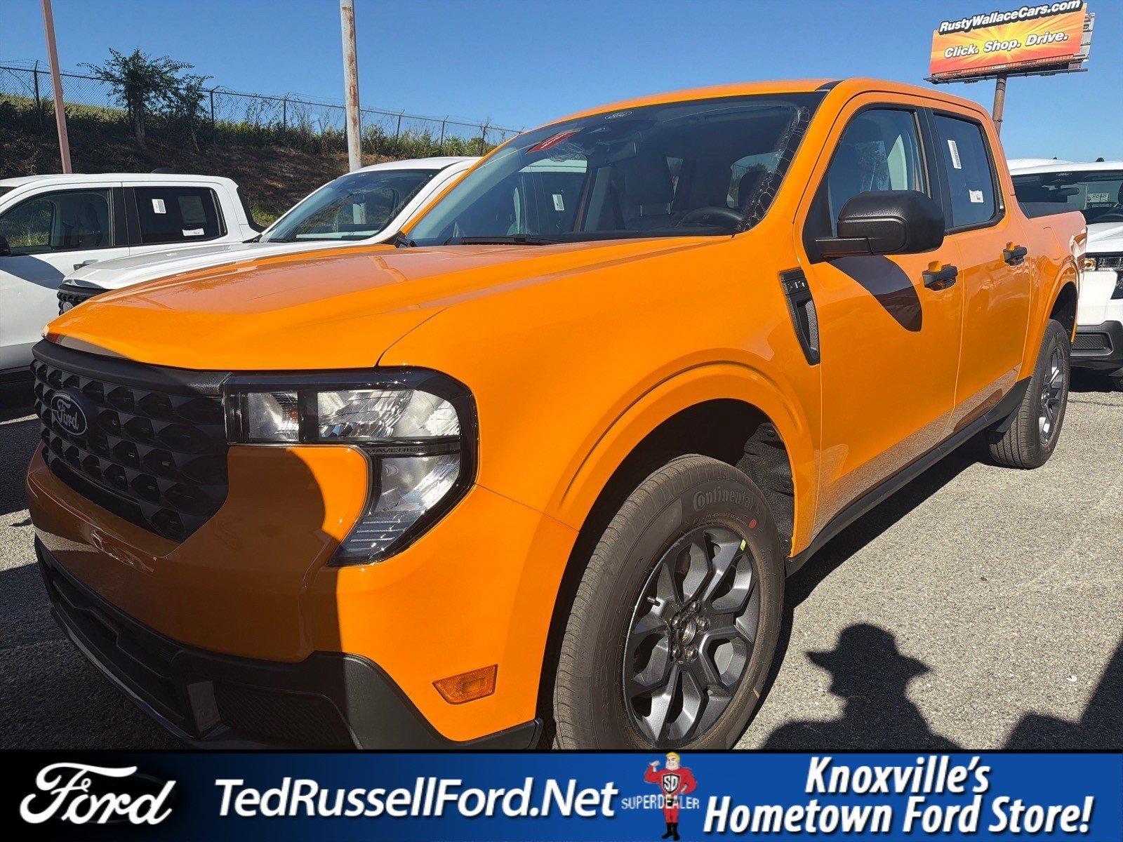 New 2026 Orange Fury Metallic Tri-Coat Ford XLT image 1