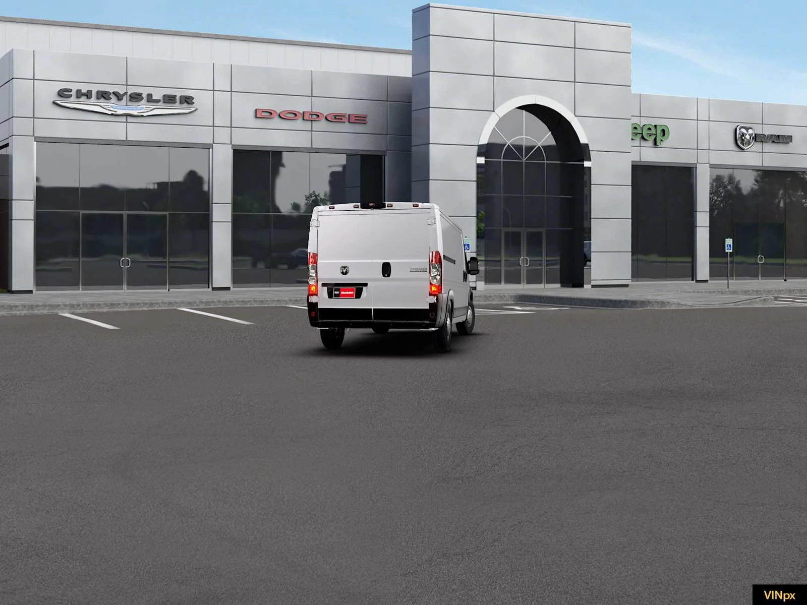 New 2026 Bright White Clear-Coat Exterior Paint RAM Tradesman image 14