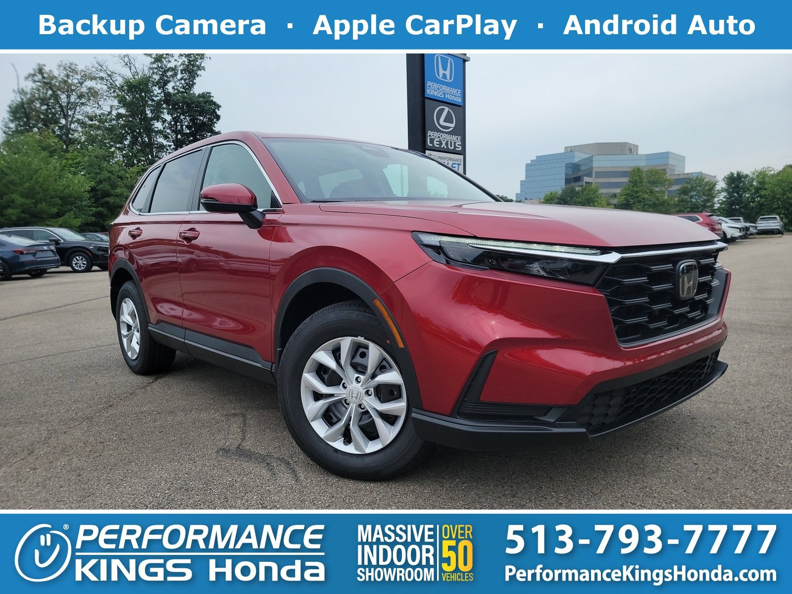 New 2026 Radiant Red Metallic Honda LX image 1