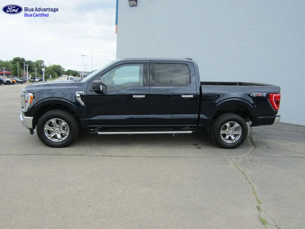 Certified Used 2023 Antimatter Blue Metallic Ford XLT image 2