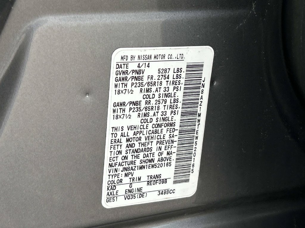 Used 2014 Gray Nissan SL image 10