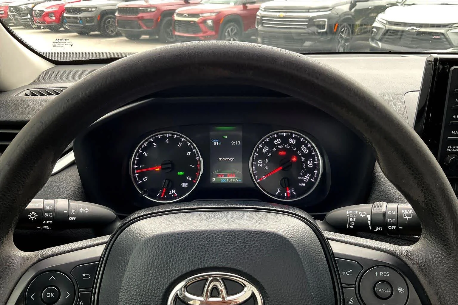 Used 2021 Magnetic Gray Metallic Toyota XLE image 24