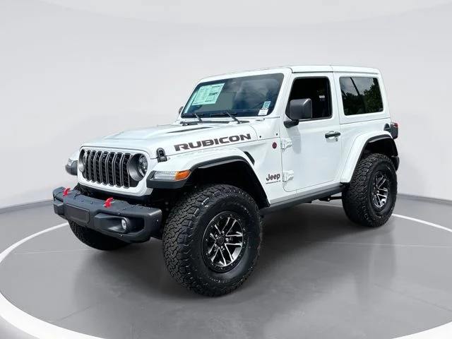 New 2025 Bright White Clear-Coat Exterior Paint Jeep Rubicon X image 1
