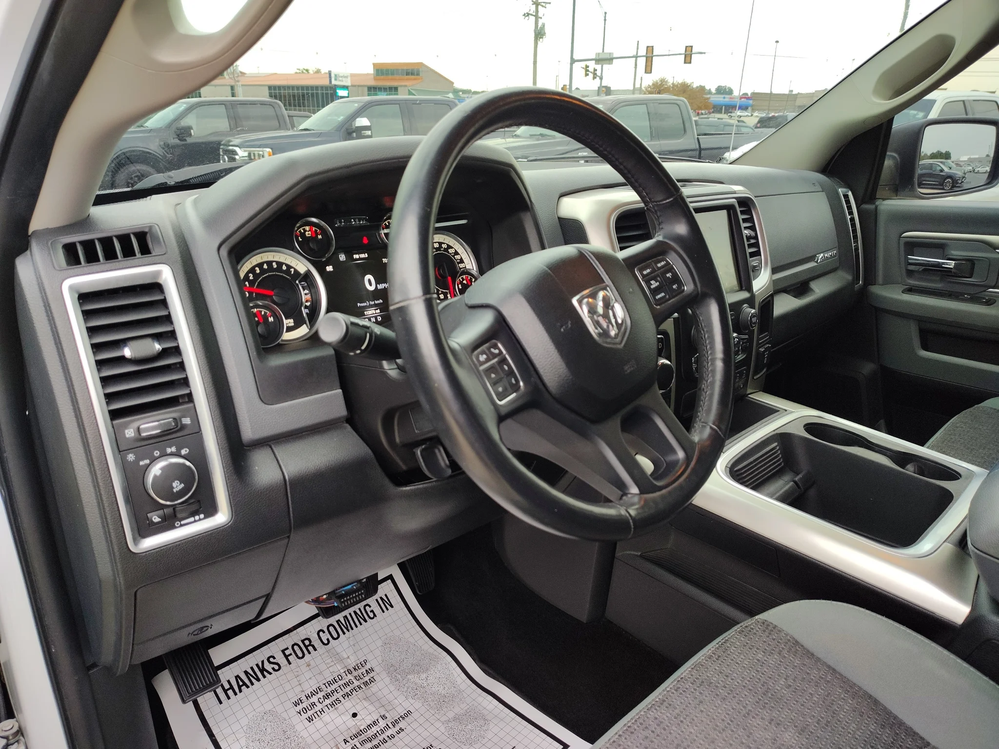 Used 2017 Bright White Clearcoat Ram Big Horn image 10