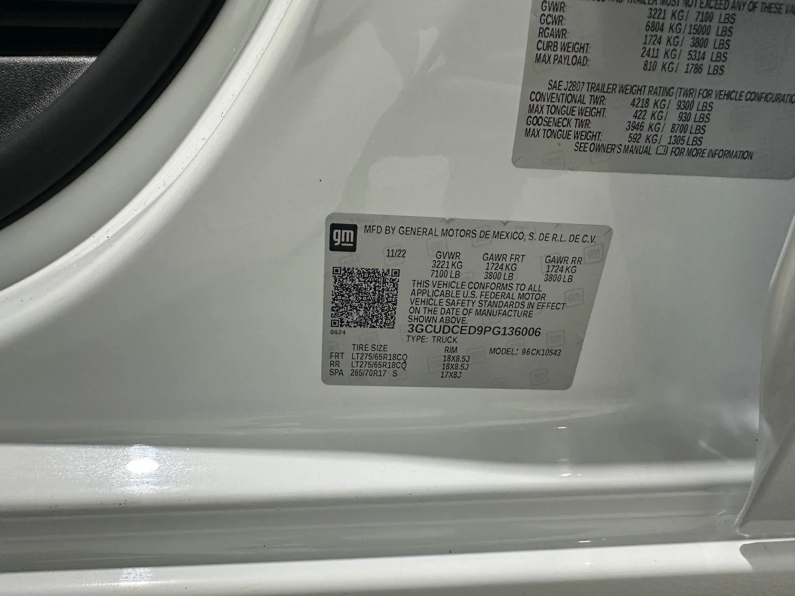 Used 2023 SUMMIT WHITE Chevrolet Custom Trail Boss image 31