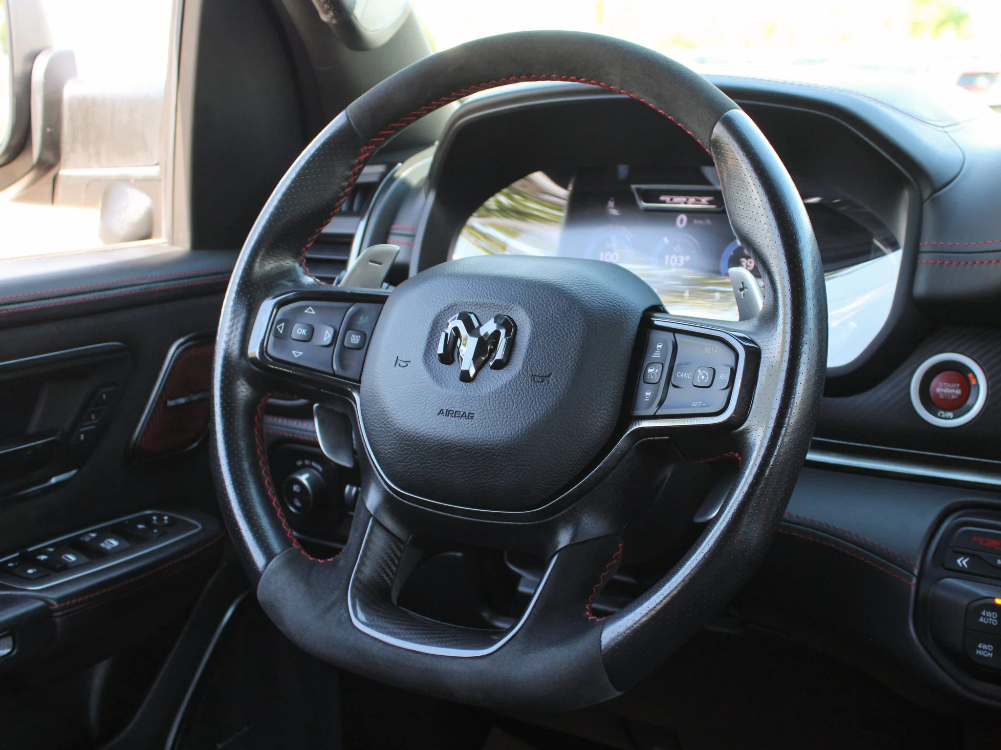 Certified Used 2023 Black RAM TRX * | 702 HP | Supercharged V8 | Tonneau Cover | Apple CarPlay | Heated/Vented Seats image 6