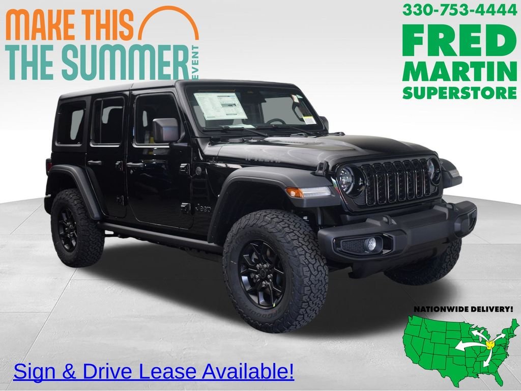 New 2026 Black Clear-Coat Exterior Paint Jeep Willys image 1