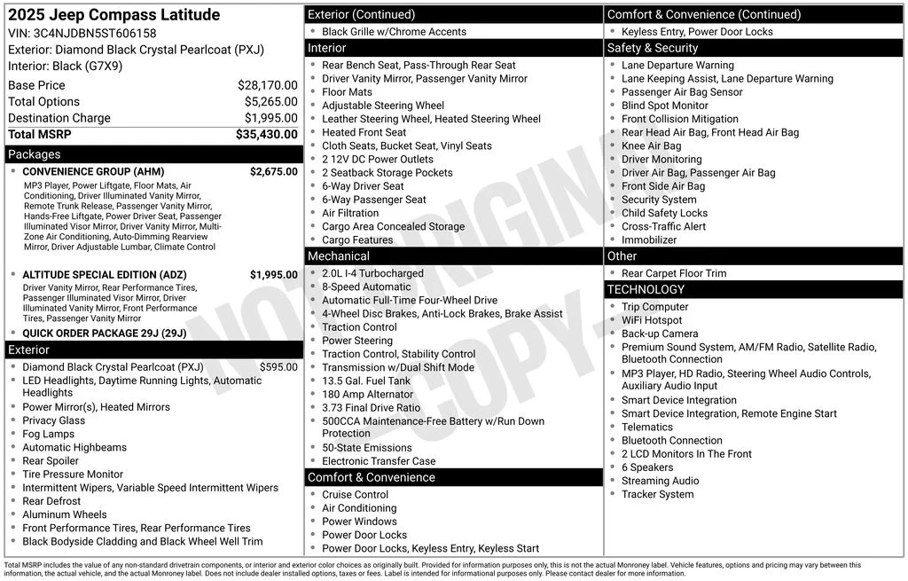 Certified Used 2025 Black Jeep Latitude image 40