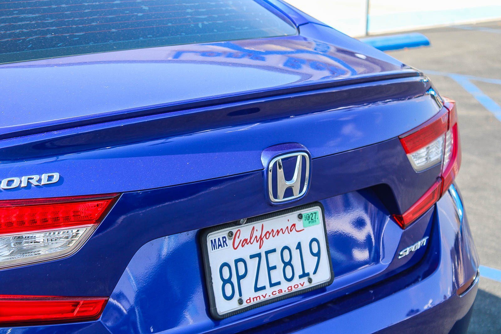 Certified Used 2020 Obsidian Blue Pearl Honda Sport image 10