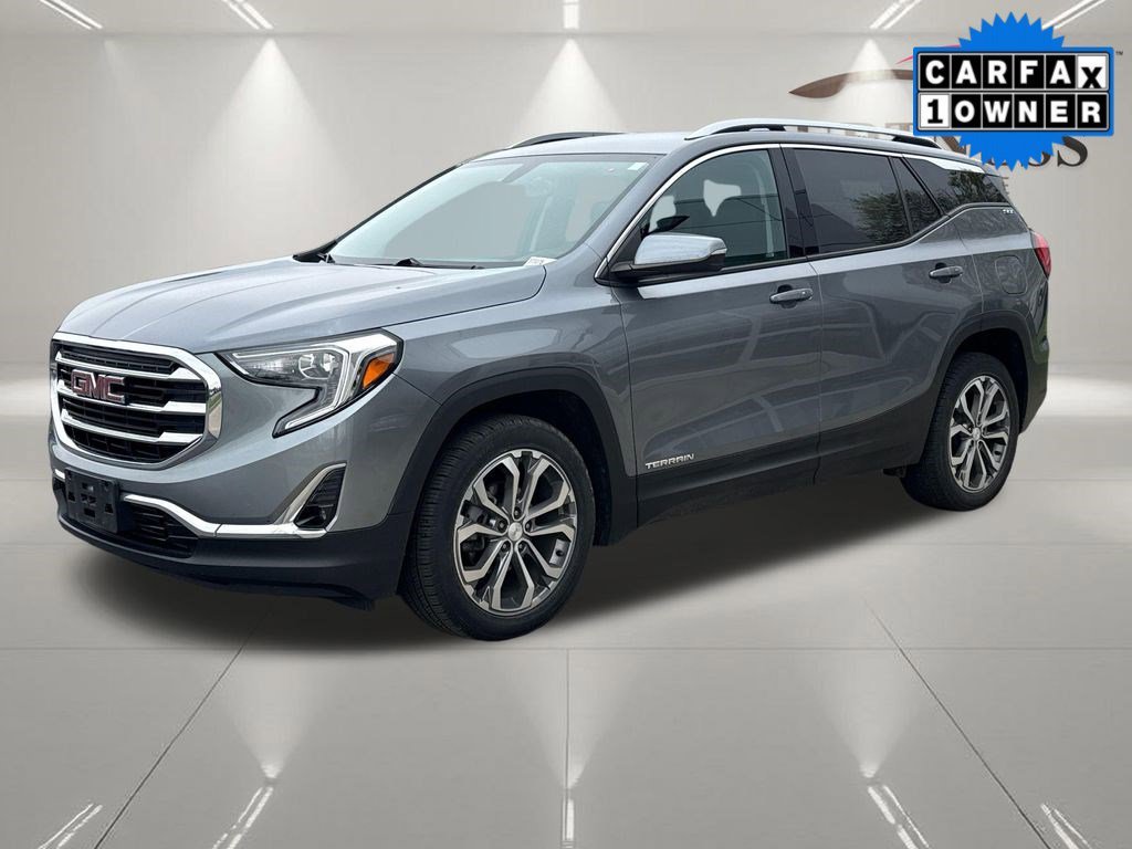 Used 2019 Satin Steel Metallic GMC SLT image 4