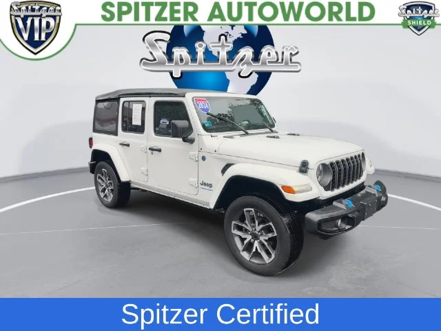 Used 2024 White Jeep Sport S 4xe image 2