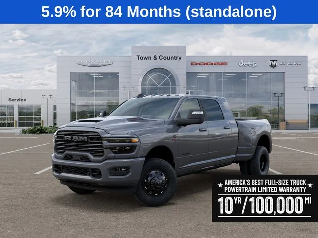 New 2026 Ceramic Gray Clear-Coat Exterior Paint RAM Laramie image 1
