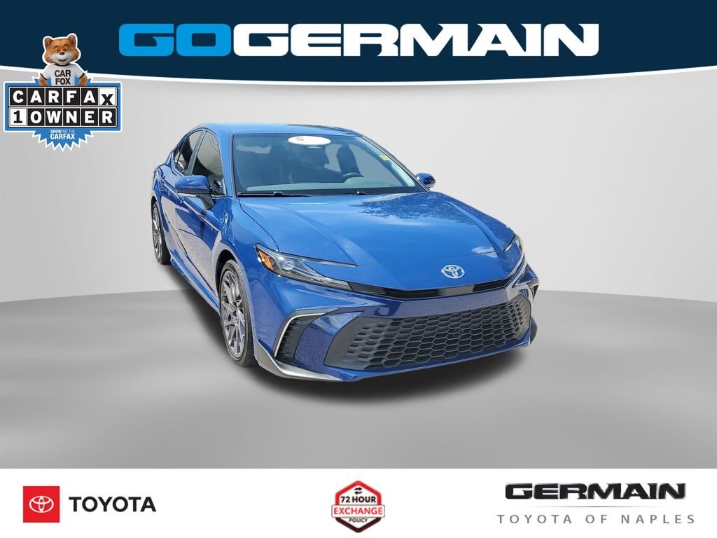Certified Used 2025 Blue Toyota SE image 5