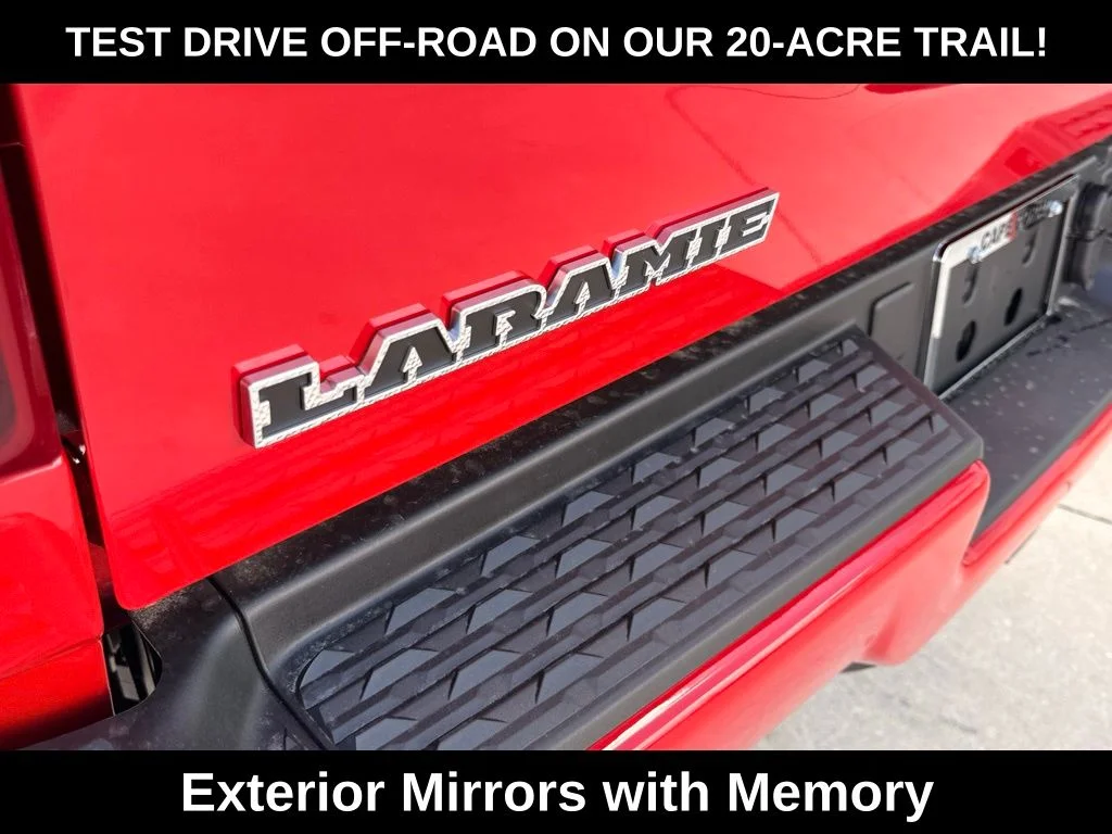 New 2026 Flame Red Clear-Coat Exterior Paint RAM Laramie image 38