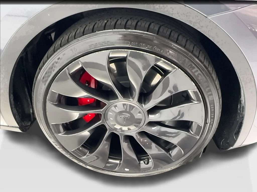 Used 2022 Gray Tesla Performance image 13