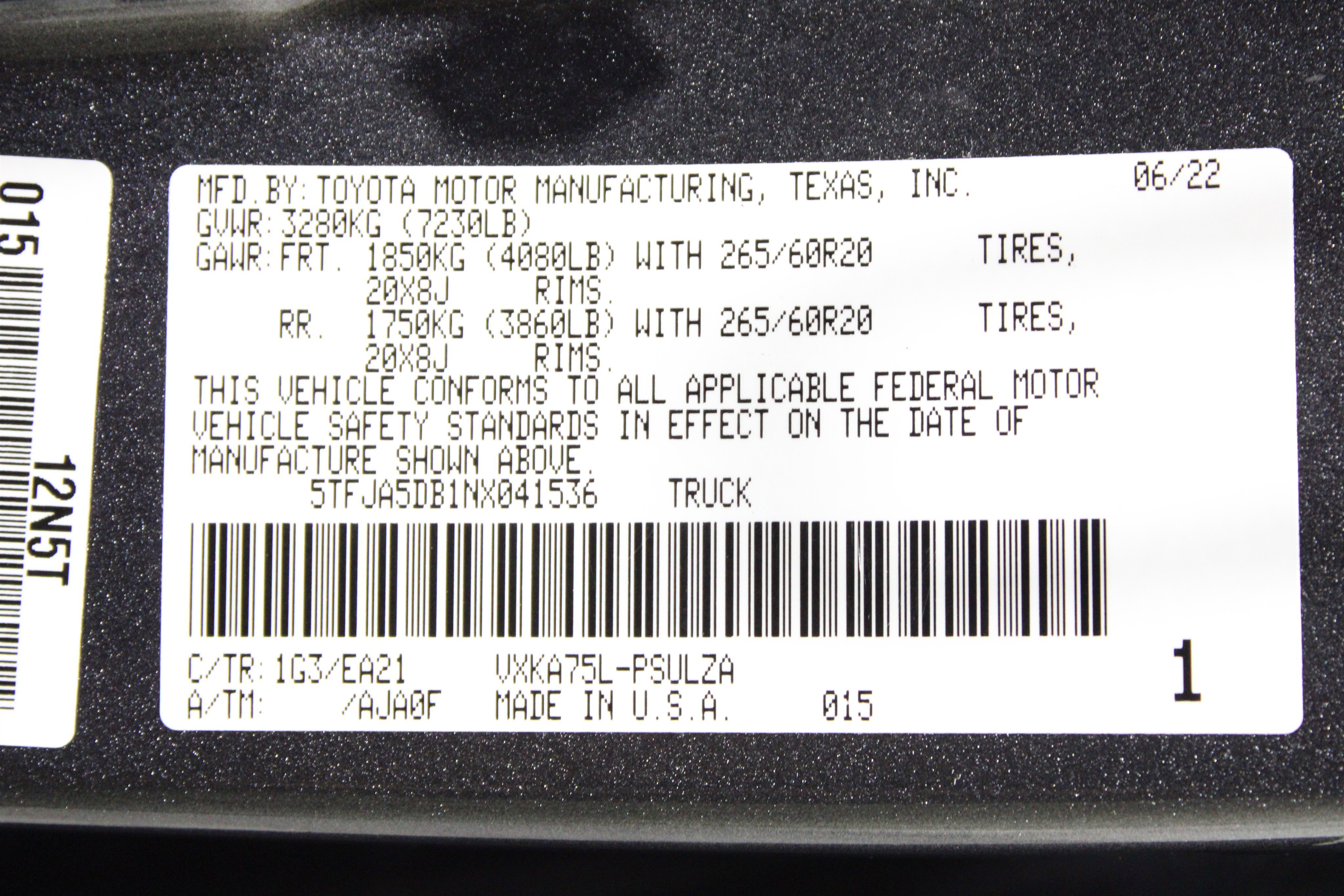 Used 2022 Magnetic Gray Metallic Toyota Crew Cab Limited image 37