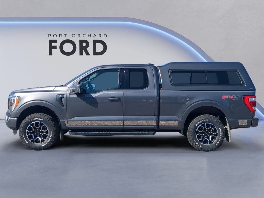 Used 2021 Carbonized Gray Metallic Ford Lariat image 3