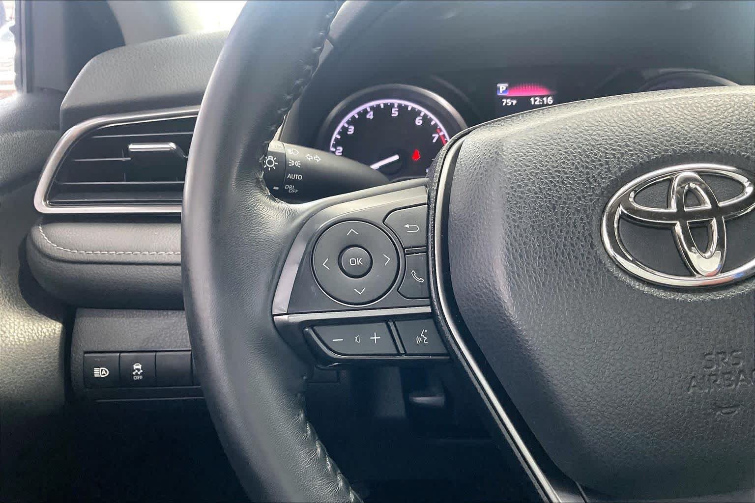 Used 2022 Midnight Black Metallic Toyota SE image 24