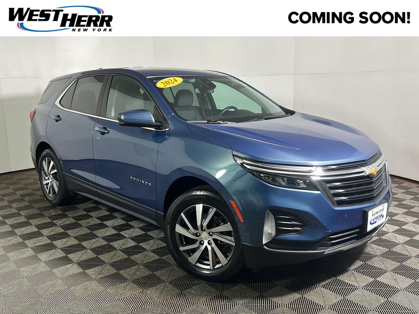 Used 2024 Lakeshore Blue Metallic Chevrolet LT image 1