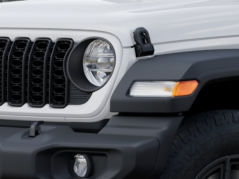 New 2026 Bright White Clear-Coat Exterior Paint Jeep Sport S image 36