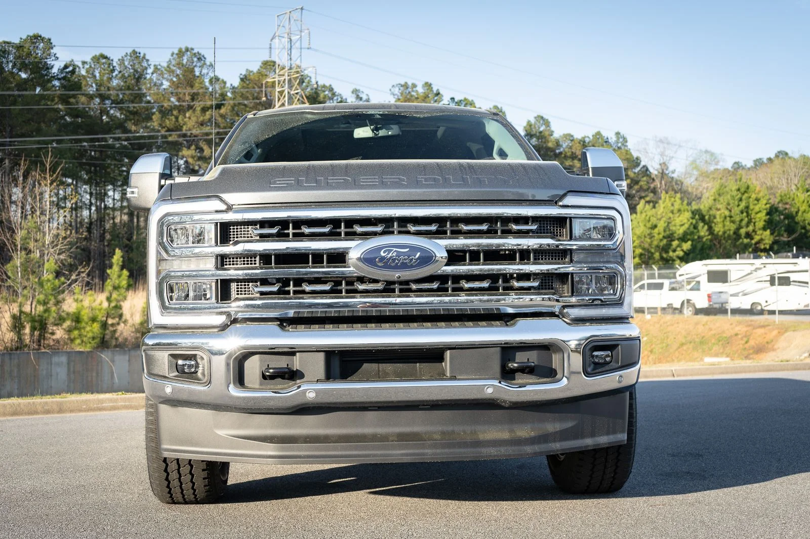 New 2026 Carbonized Gray Metallic Ford F-350® Lariat® image 8