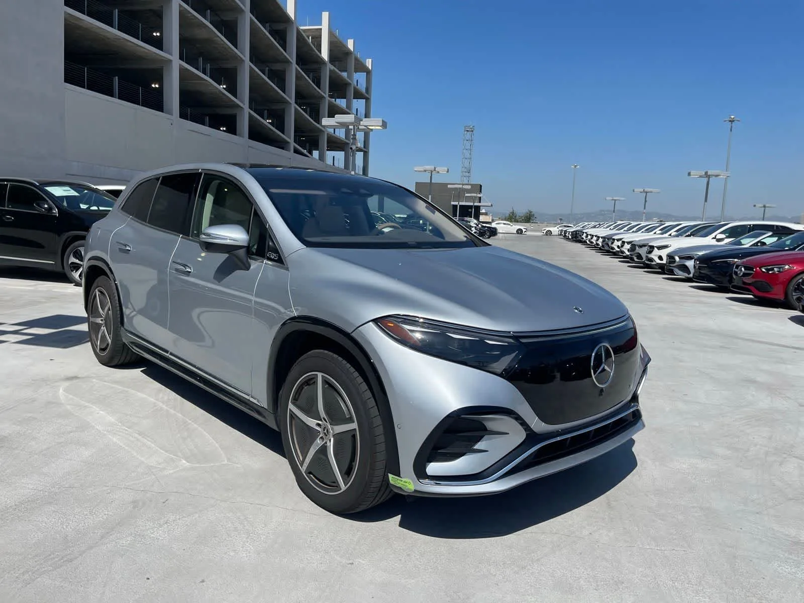 Certified 2023 Mercedes-Benz EQS SUV Base with VIN 4JGDM4EB7PA019457 for sale in Los Angeles, CA