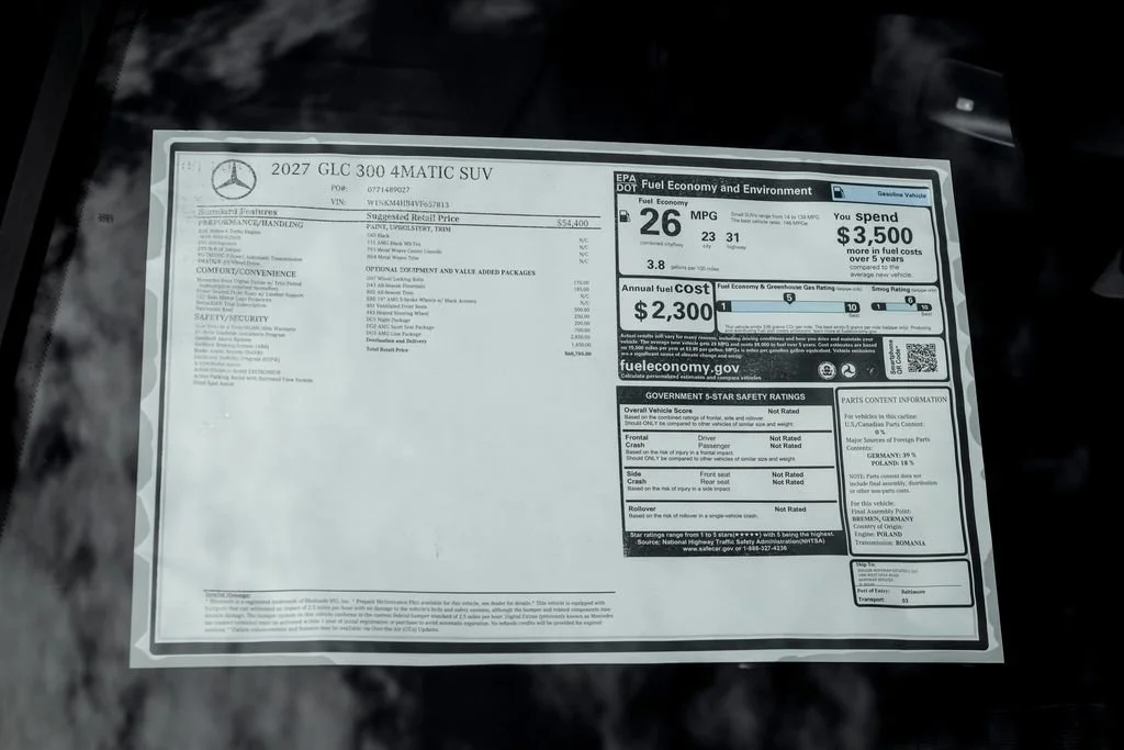 New 2027 Black Mercedes-Benz GLC 300 image 55