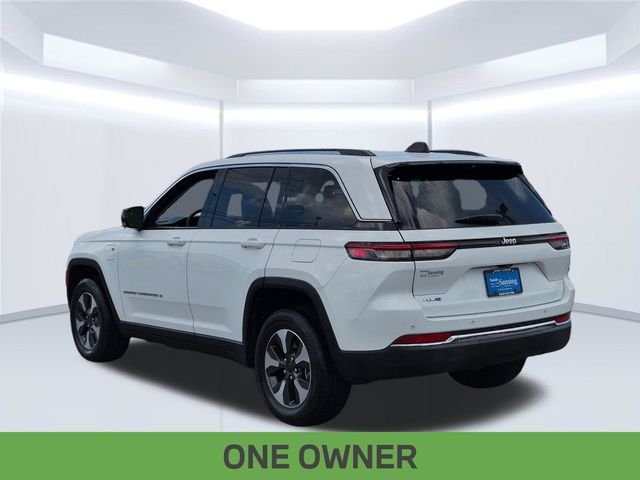Used 2022 Bright White Clearcoat Jeep 4xe image 4