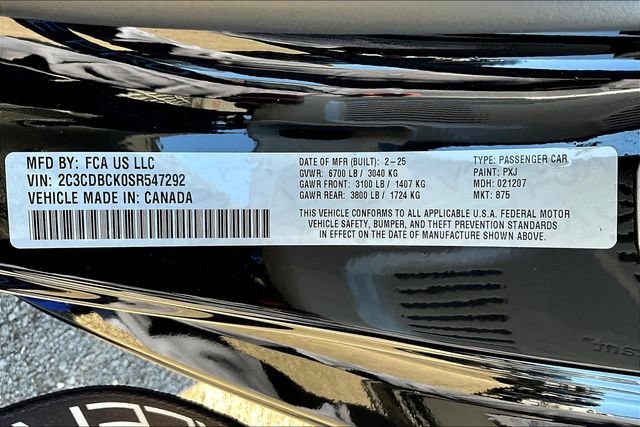 New 2025 Dodge Charger R/T 2D Coupe