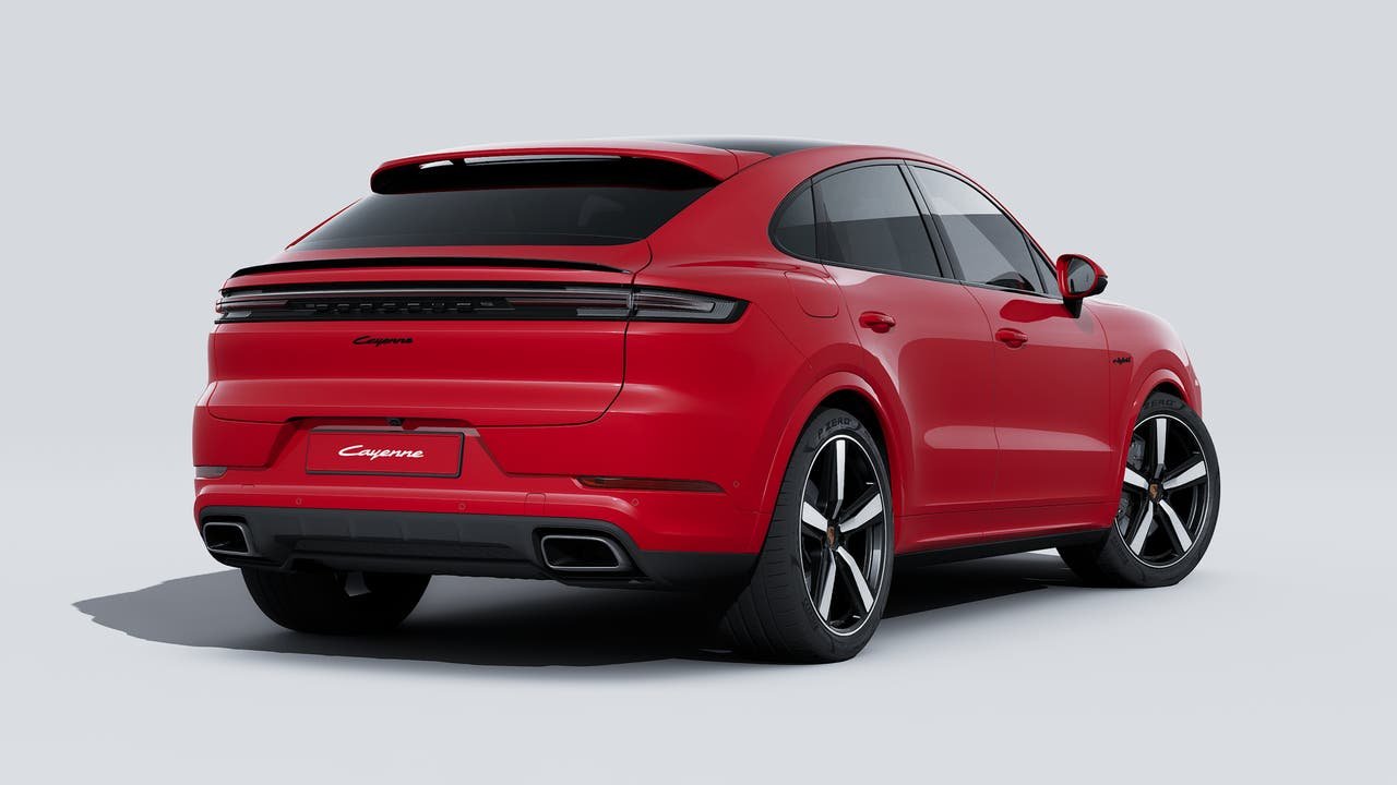 New 2026 Carmine Red Porsche E-Hybrid Coupe image 9