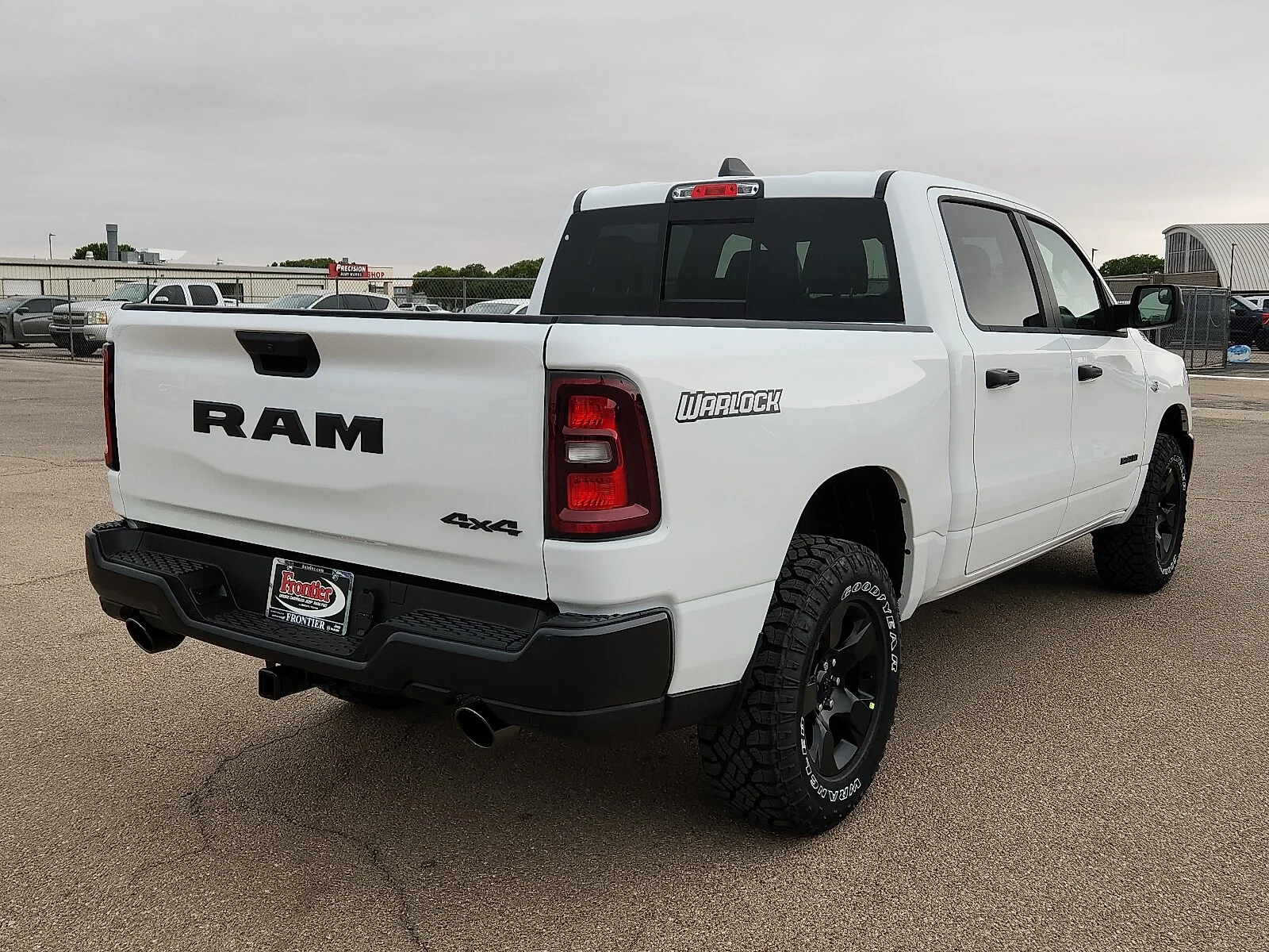 New 2026 Bright White Clear-Coat  Paint Ram WARLOCK CREW CAB 4X4 5