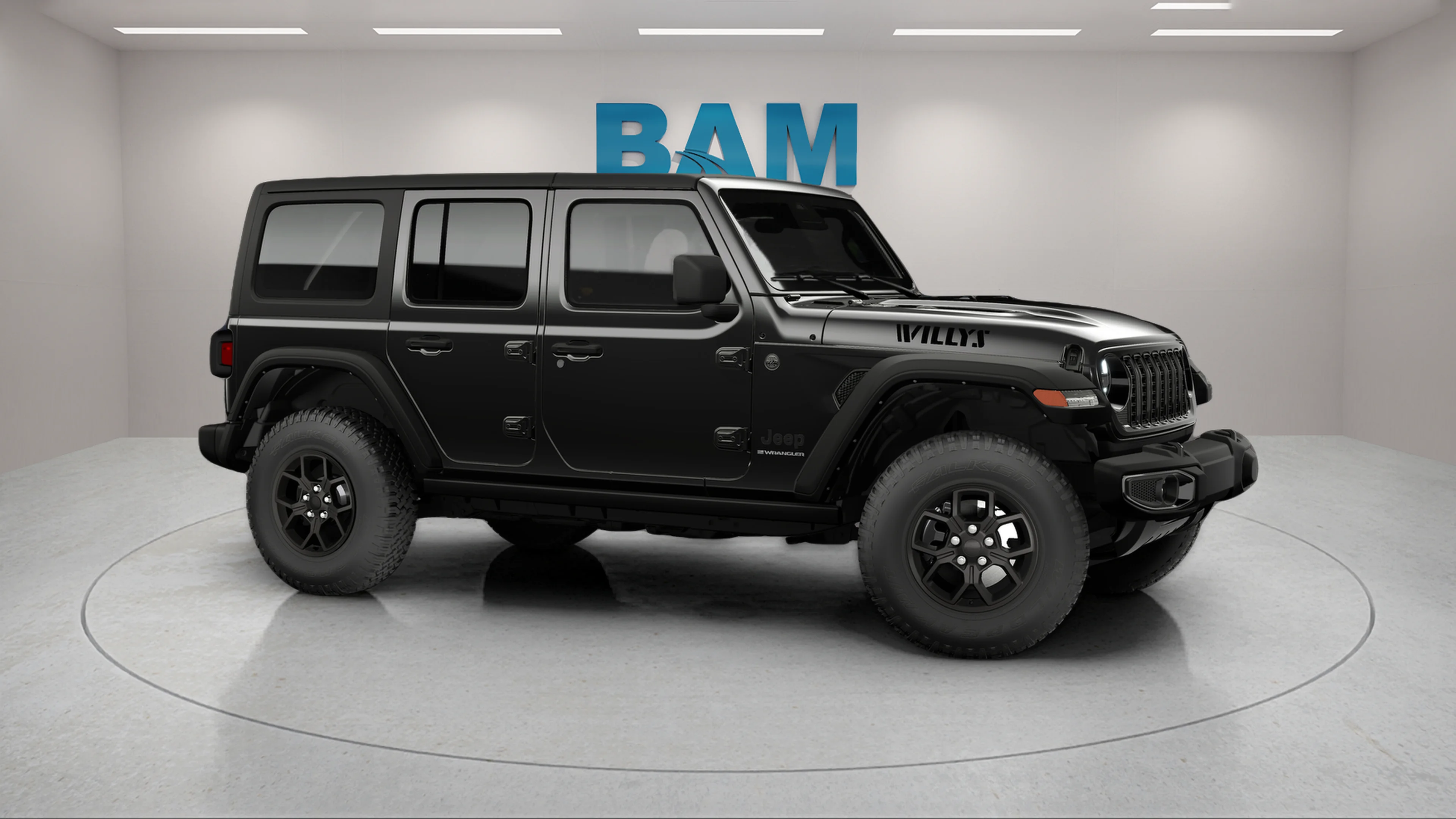 New 2026 Black Clear-Coat Exterior Paint Jeep Willys image 2