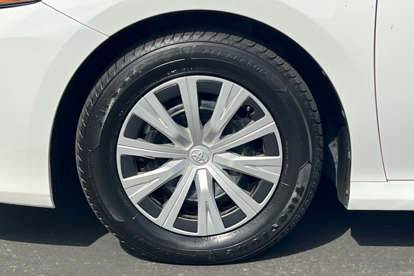 Certified Used 2021 Super White Toyota Hybrid LE image 25