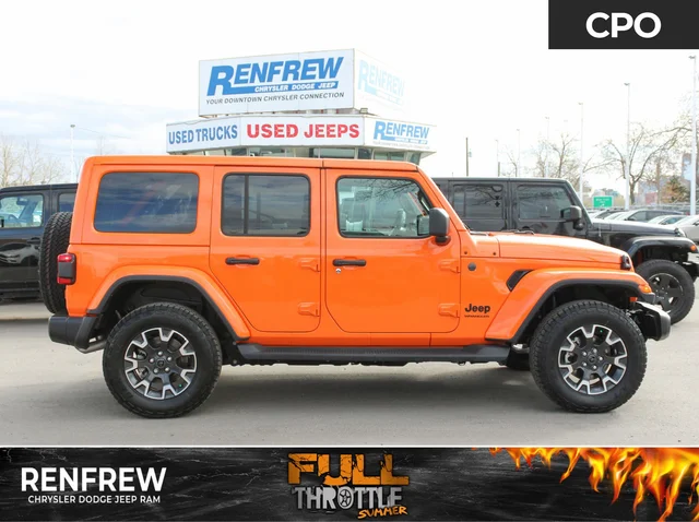 2025 Jeep Wrangler Sahara * V6 | McKinley Leather Seats | Trailer Tow Group | Apple CarPlay | Alpine | Adaptive Cruise