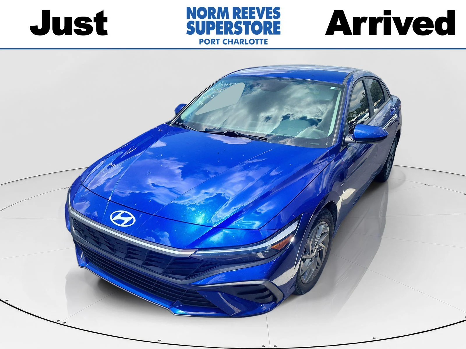 Used 2024 Intense Blue Hyundai SEL image 1