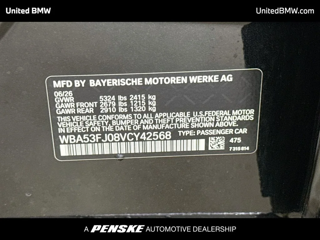 New 2027 Black Sapphire Metallic BMW 530i xDrive image 22