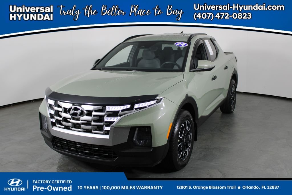 Certified Used 2024 Green Hyundai SEL image 1
