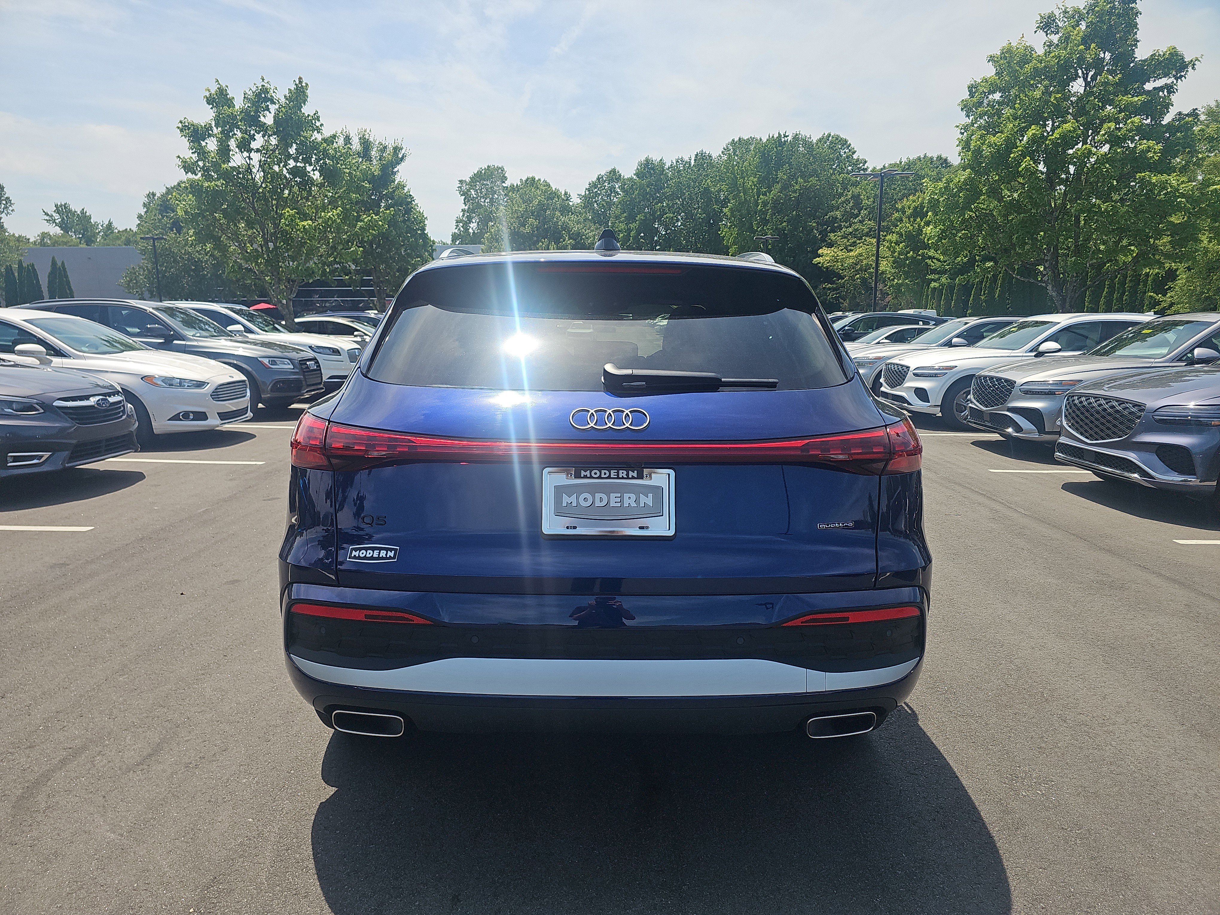 Used 2025 Navarra Blue Metallic Audi Premium Plus image 8
