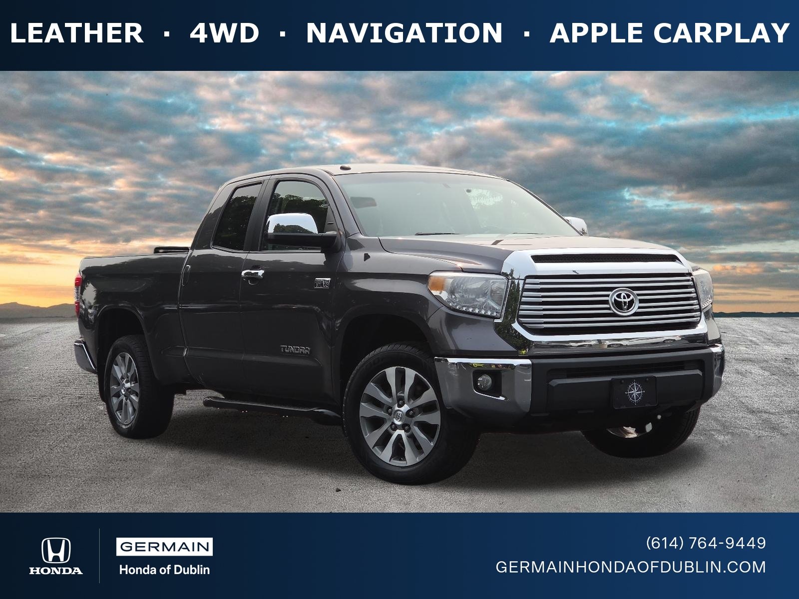 Used 2015 Magnetic Gray Metallic Toyota Limited image 1