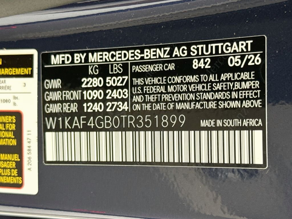 New 2026 Twilight Blue Metallic Mercedes-Benz C 300 image 35