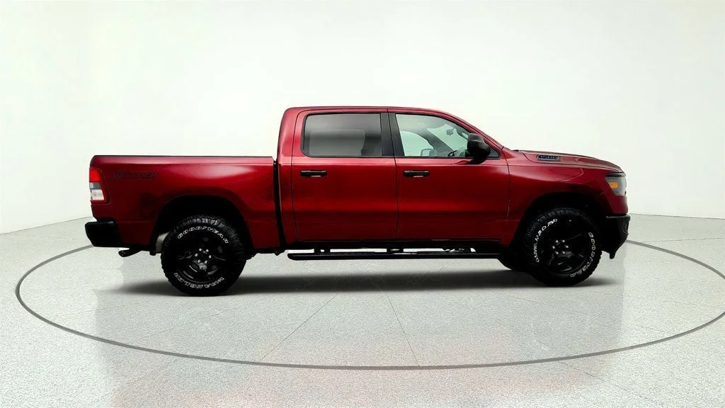 Used 2024 Delmonico Red Pearlcoat Ram Tradesman 4x4 Crew Cab 5