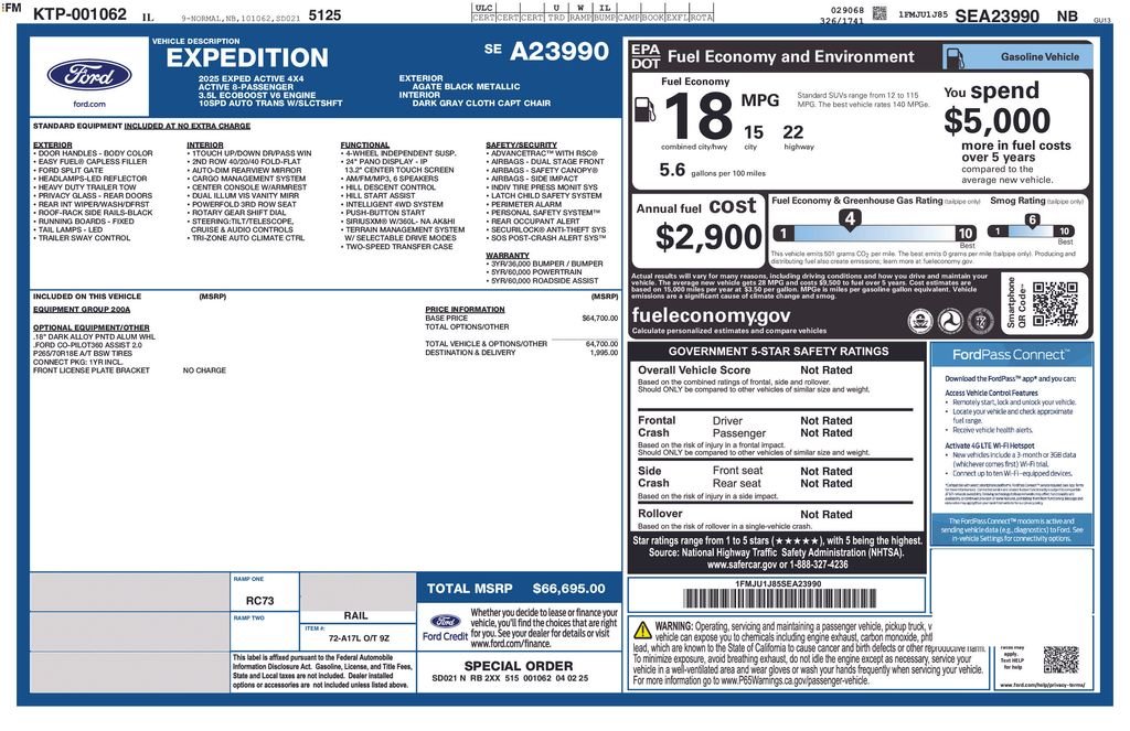 Certified Used 2025 Black Ford Active image 3