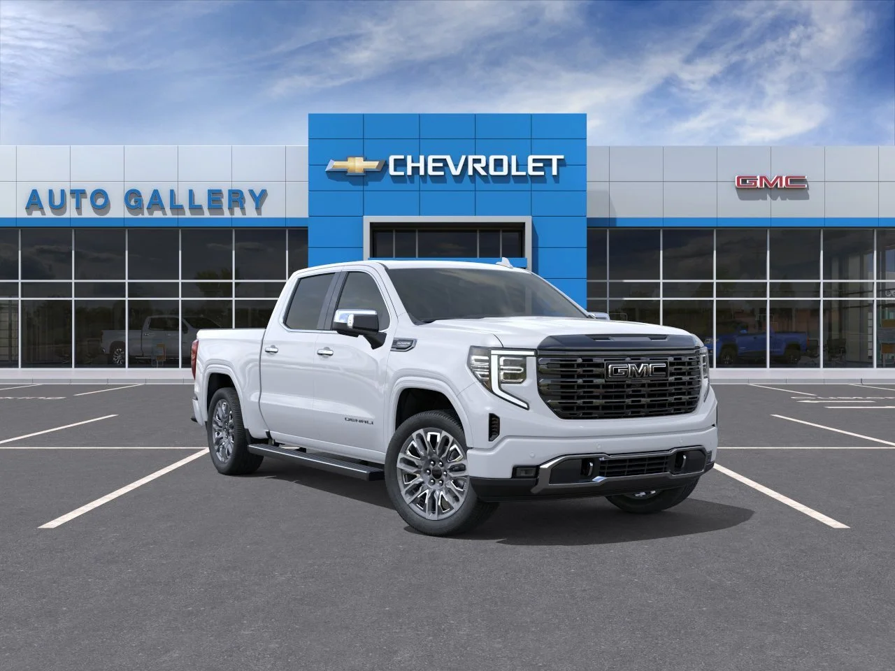 New 2026 Glacier White Tricoat GMC Denali Ultimate image 1