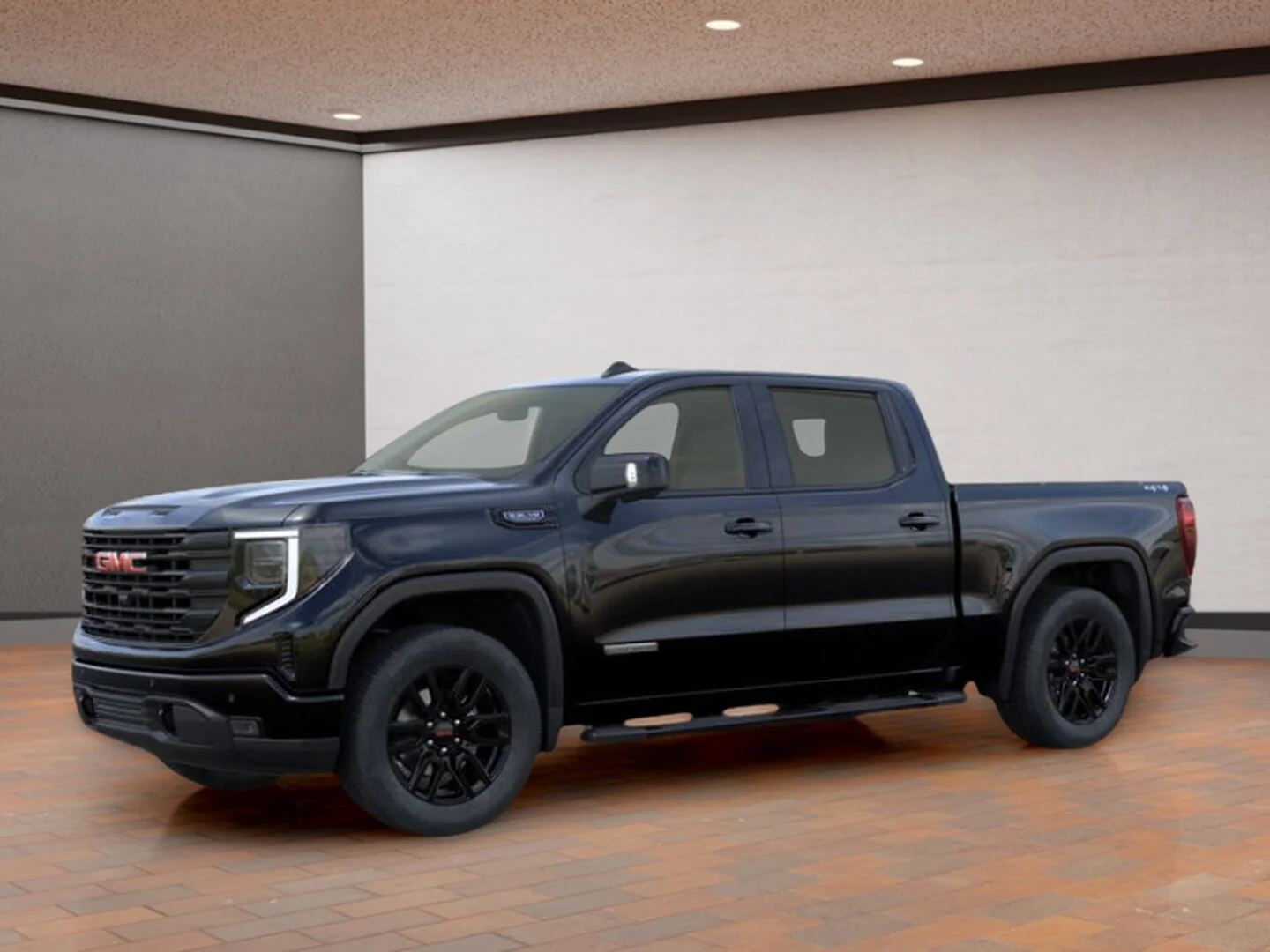 New 2026 Black GMC Crew Cab Short Box 4-Wheel Drive Elevation image 2