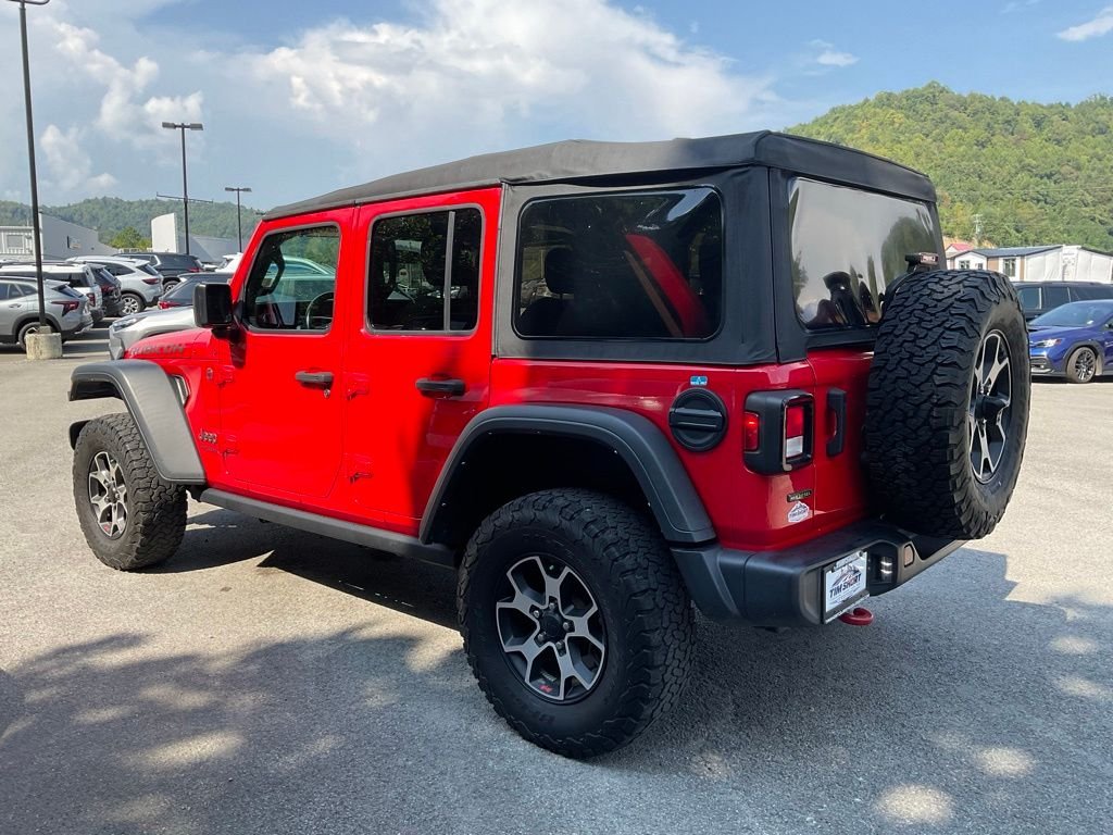 Used 2021 Red Jeep Unlimited Rubicon image 4