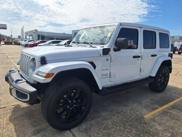 Used 2023 Bright White Clearcoat Jeep Sahara image 9