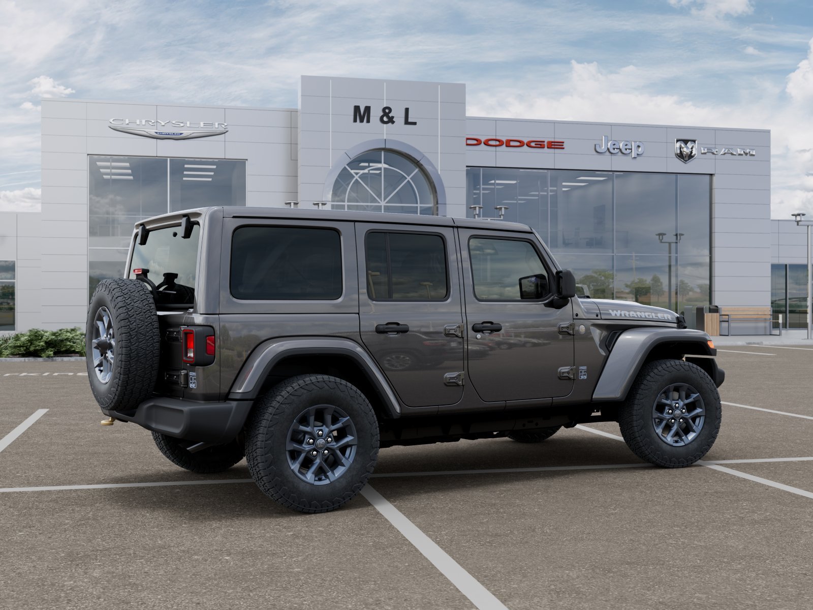 New 2026 Granite Crystal Metallic Clear-Coat Exterior Paint Jeep 85th Anniversary image 31